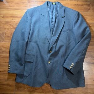 Elegant Gray Men's Blazer Executive Apparel 50L Sports Coat